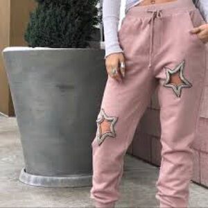 Rehab star cutout joggers